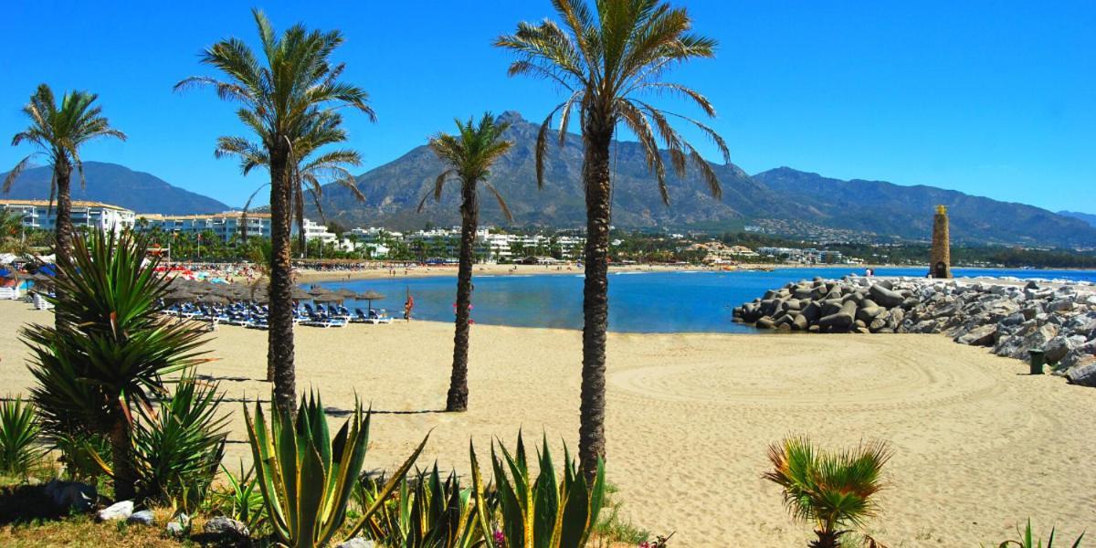 Modern Apartment - 2 Bedrooms, Beachside - Puerto Banus Marbellac Extérieur photo
